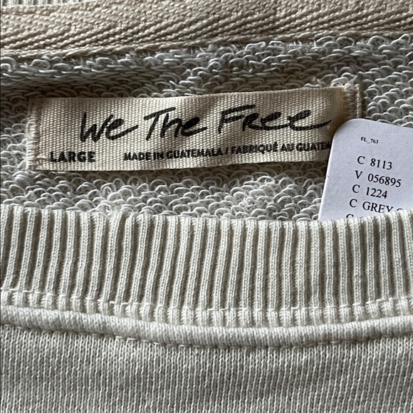 We The Free Camden Sweatshirt In Grey Opal - Picture 7 of 8